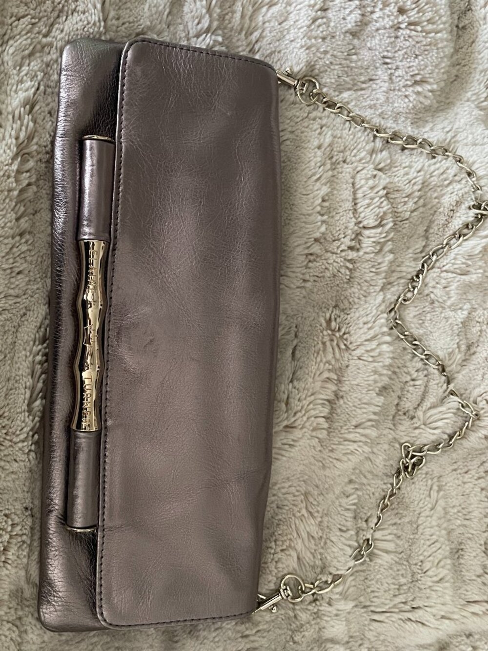 Elaine Turner Leather Shoulder Bag
